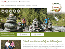 Tablet Screenshot of plonerhof.at
